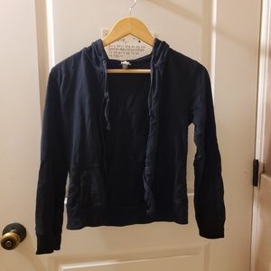 Gap black zip hoodie